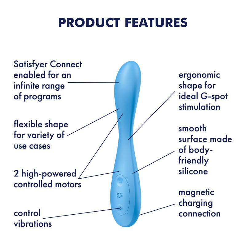 Satisfyer G-Spot Flex 4 -  USB Rechargeable Vibrator with App Control