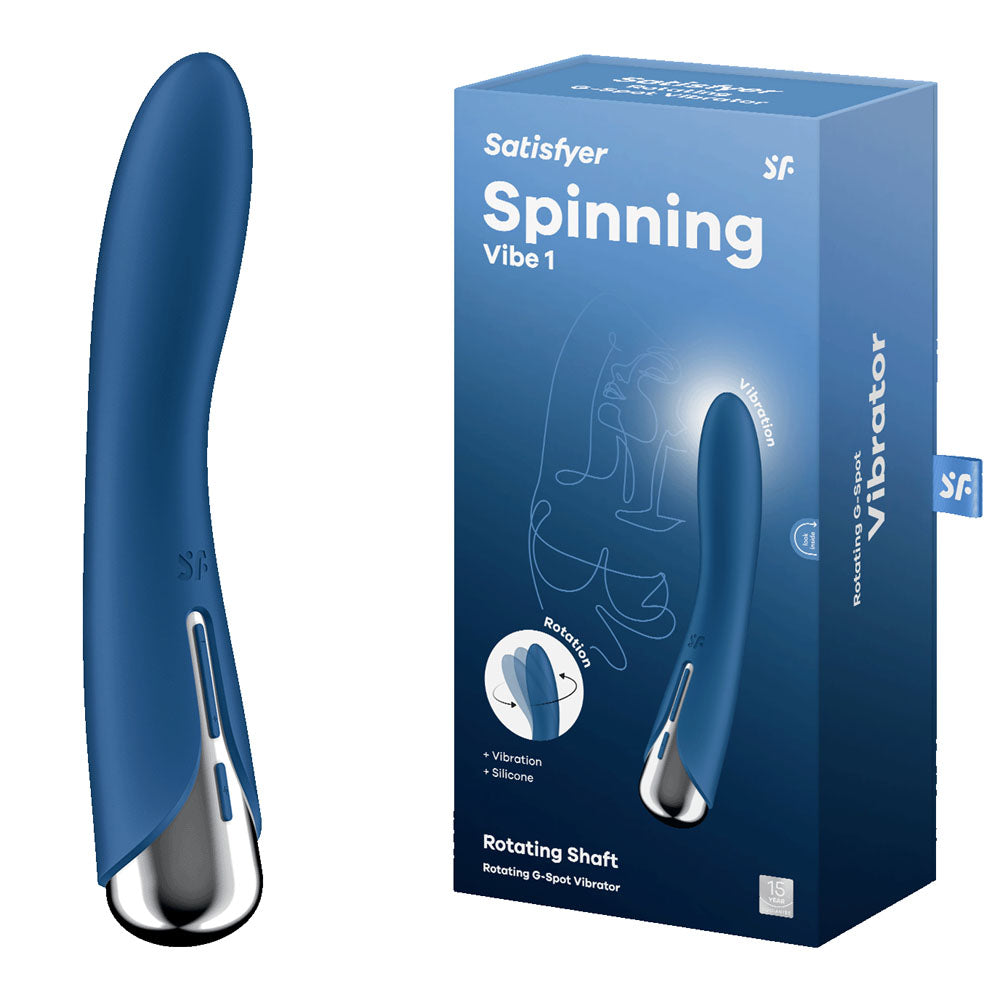 Satisfyer Spinning Vibe 1 -  -  17.8 cm USB Rechargeable Rotating Vibrator