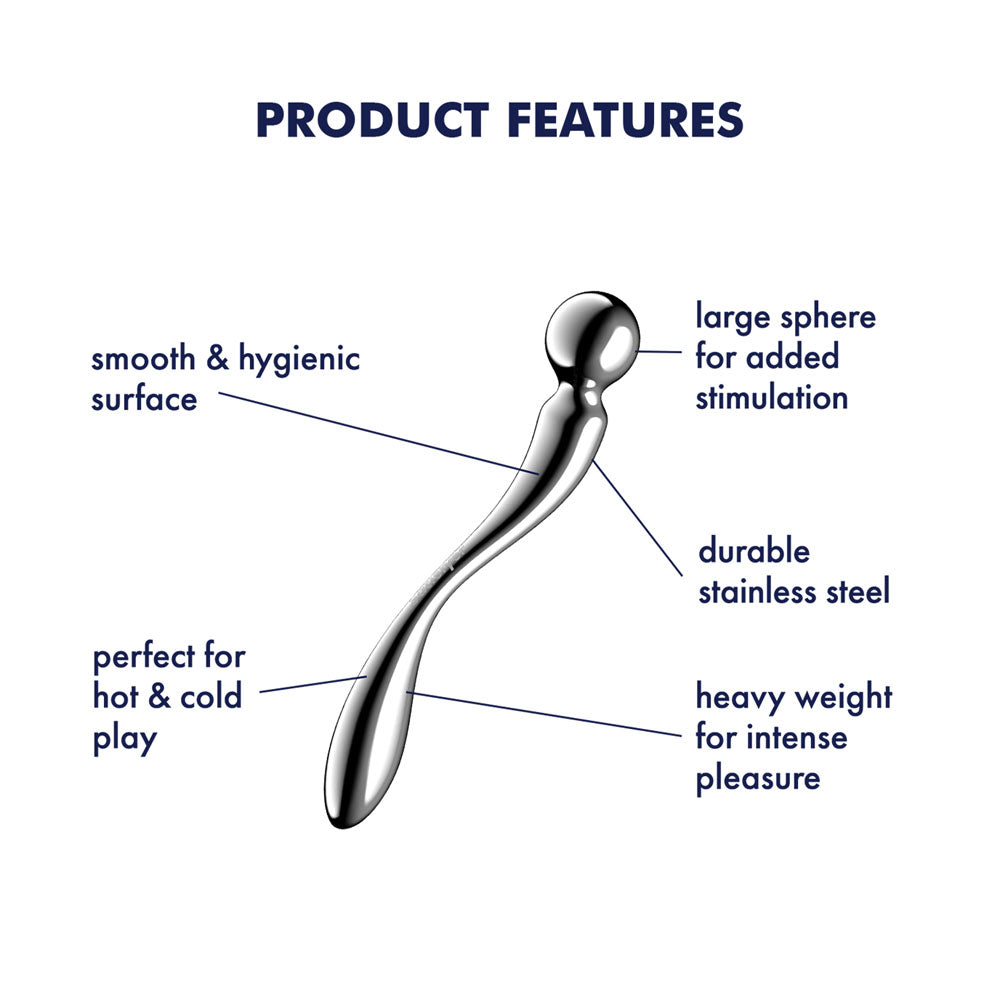 Satisfyer Star Force 2 -  Steel 22 cm Dildo