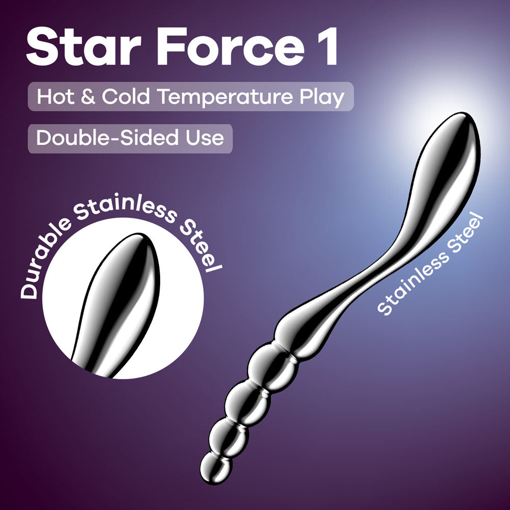 Satisfyer Star Force 1 -  Steel 21 cm Dildo