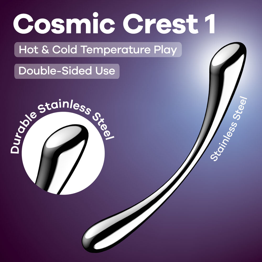 Satisfyer Cosmic Crest 1 -  Steel 24 cm Dildo