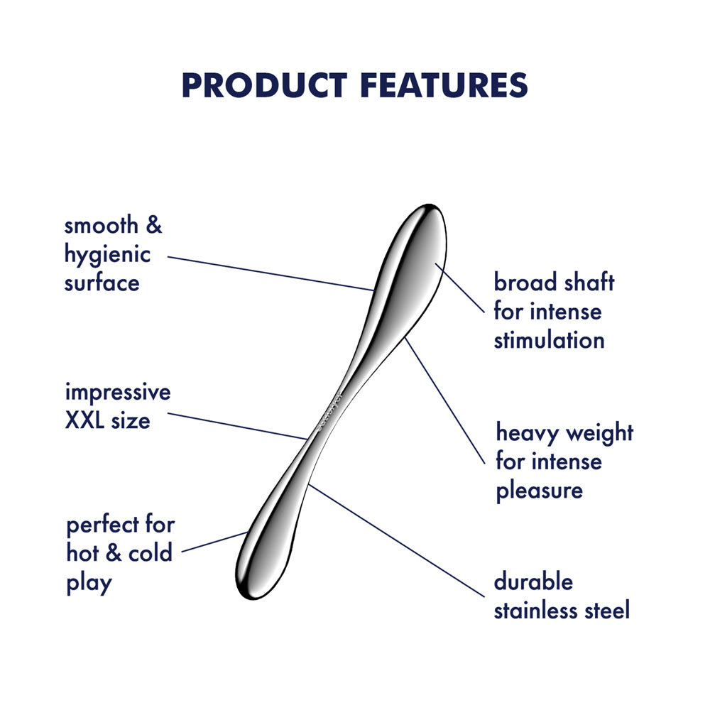 Satisfyer Star Force 3 -  Steel 27 cm Dildo