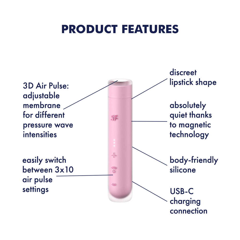 Satisfyer First Kiss -  USB Rechargeable Air Pulse Stimulator
