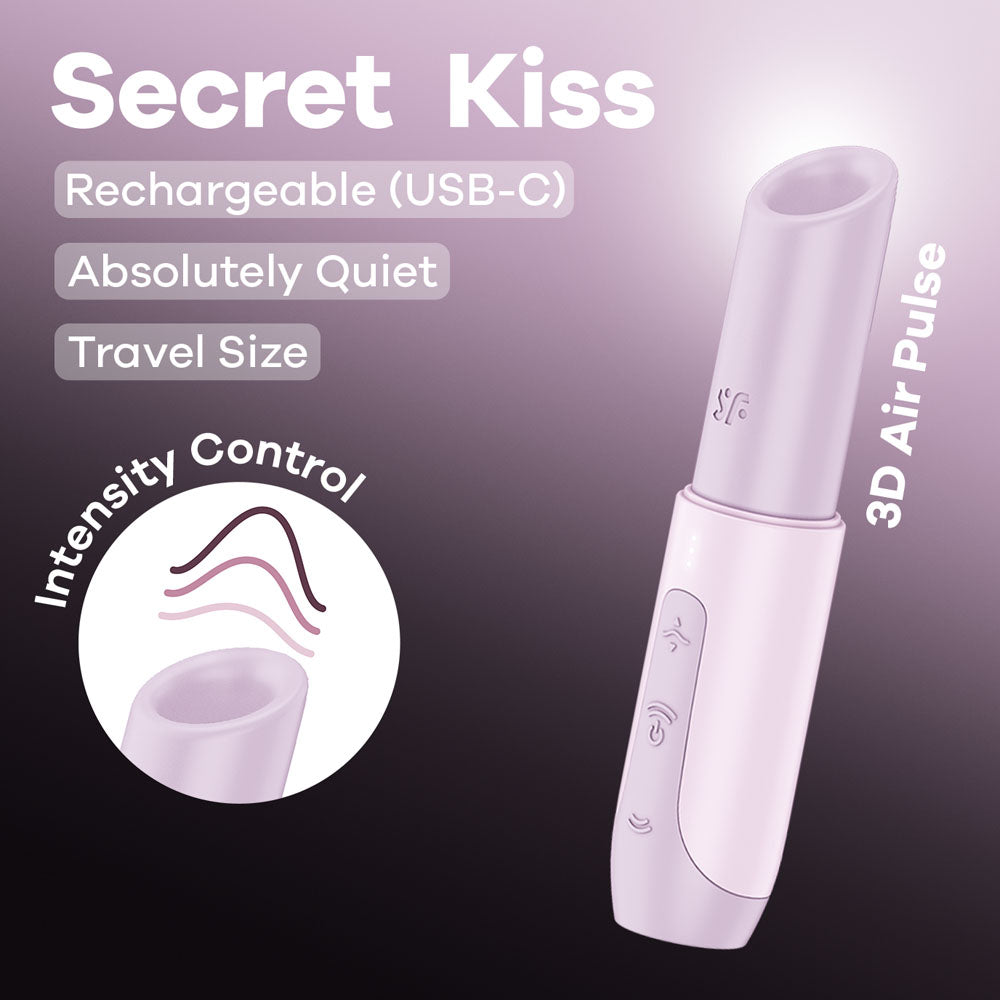 Satisfyer Secret Kiss - Lilac USB Rechargeable Air Pulse Stimulator