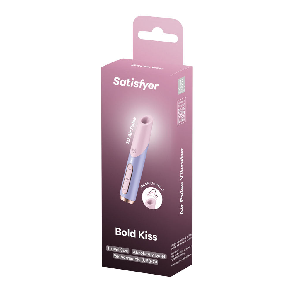 Satisfyer Bold Kiss -  USB Rechargeable Air Pulse Stimulator