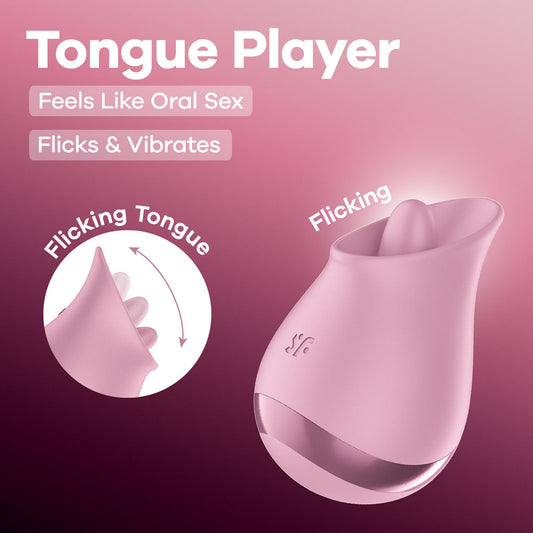 Satisfyer Tongue Player -  USB Rechargeable Flicking Stimulator