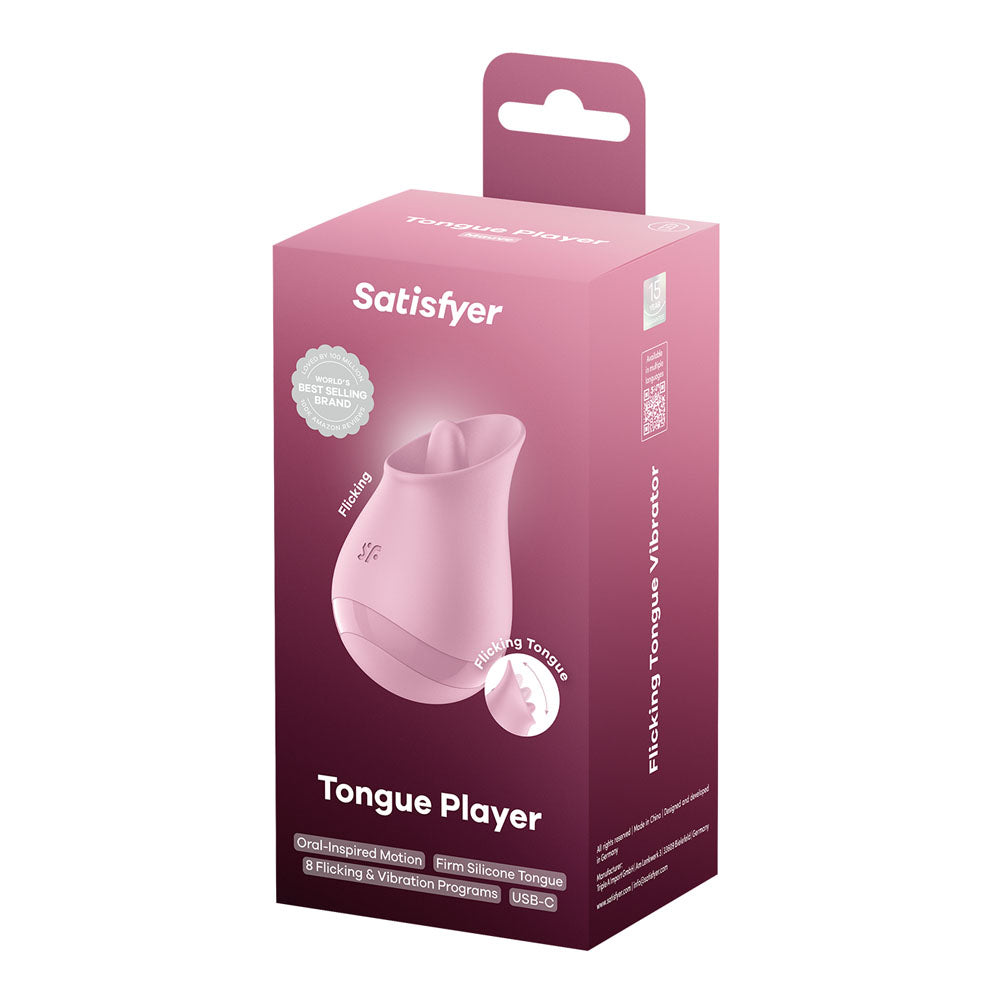Satisfyer Tongue Player -  USB Rechargeable Flicking Stimulator