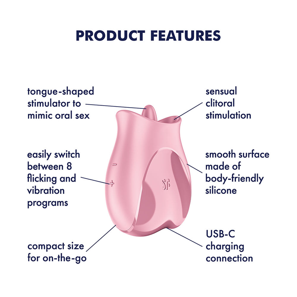 Satisfyer Tongue Lover -  USB Rechargeable Flicking Stimulator
