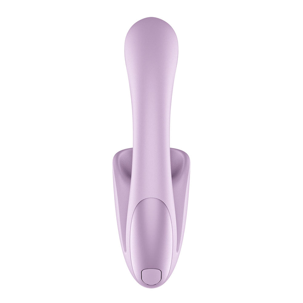 Satisfyer Tongue Expert - Violet 18 cm USB Rechargeable Vibrator with Flicking Clit Stimulator