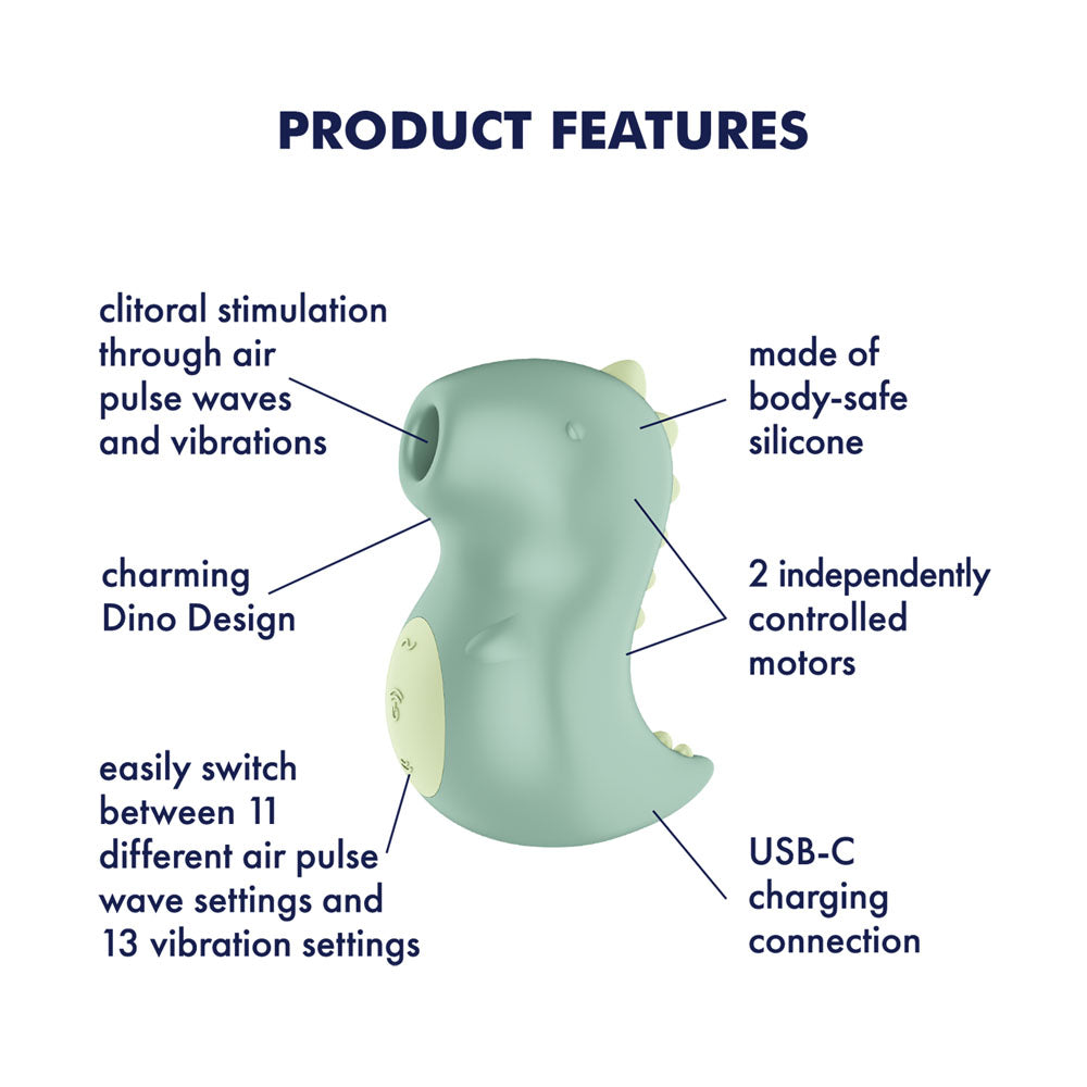 Satisfyer Din-OOOH - Mint  USB Rechargeable Air Pulse Stimulator