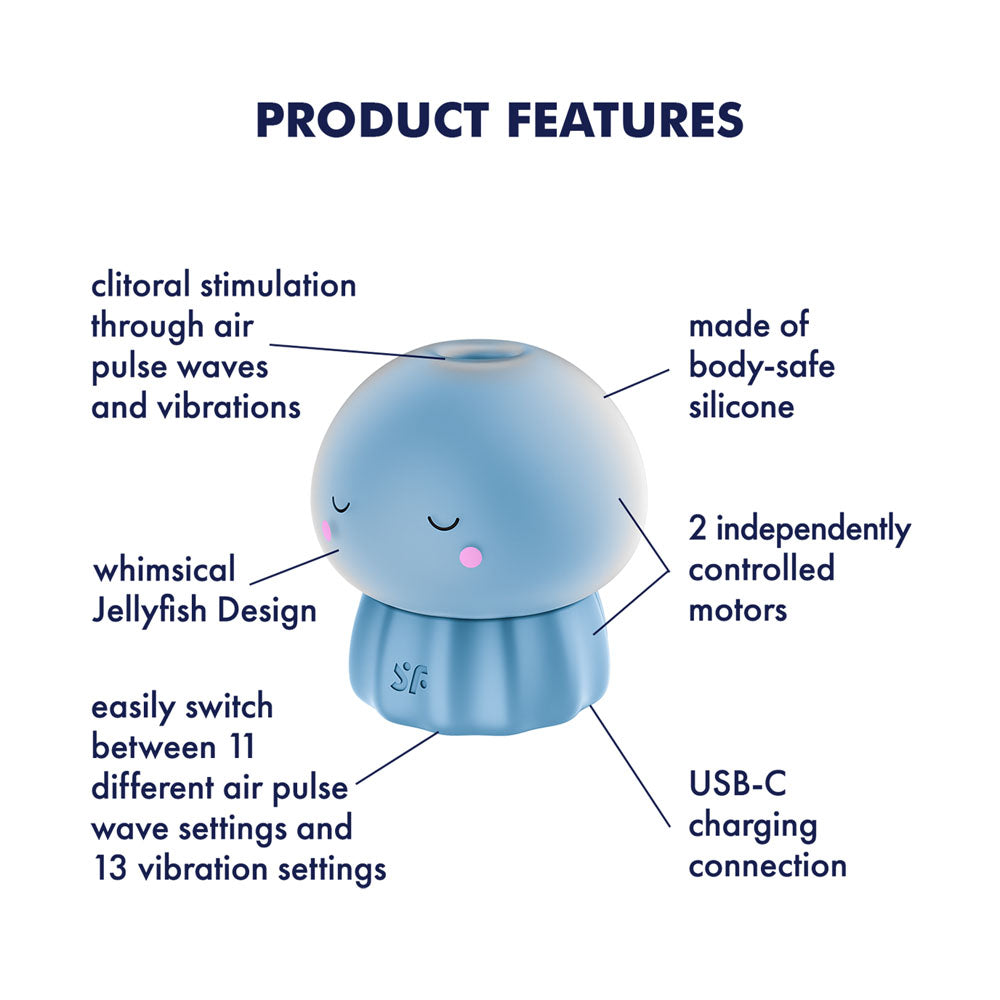 Satisfyer Jelly-cious -  USB Rechargeable Air Pulse Stimulator