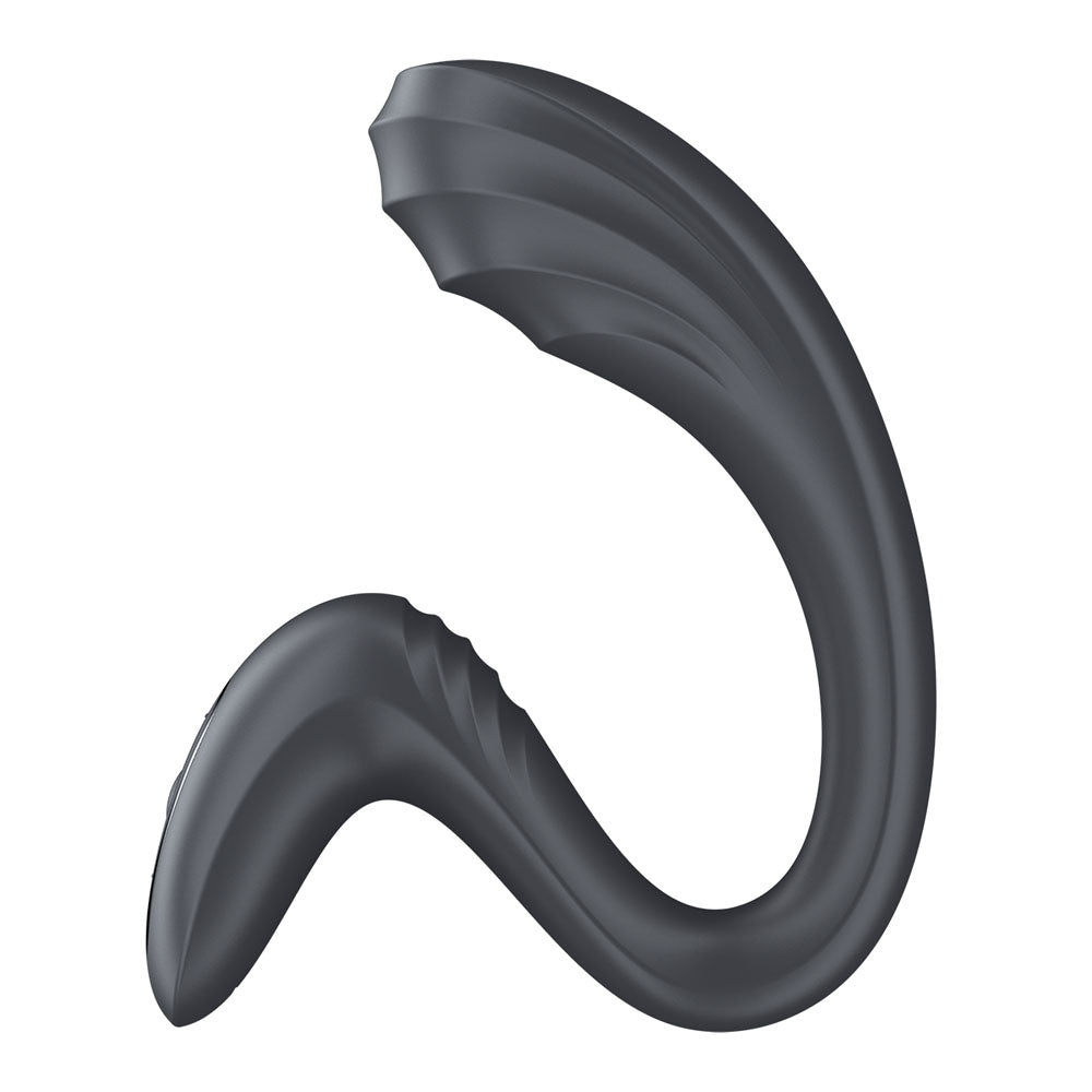 Satisfyer G For Goddess 3 - Grey - Grey 16 cm USB-C Rechargeable Gspot Vibrator with Clit Stim