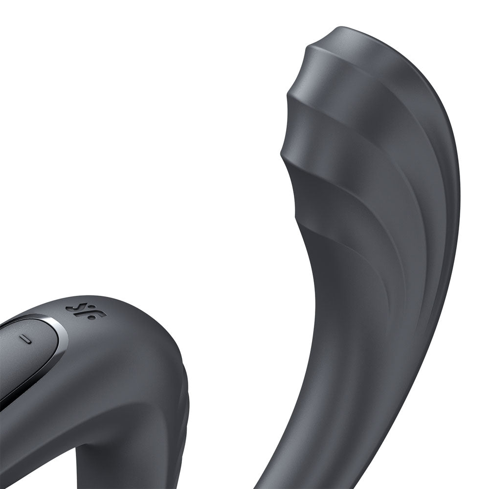 Satisfyer G For Goddess 3 - Grey - Grey 16 cm USB-C Rechargeable Gspot Vibrator with Clit Stim