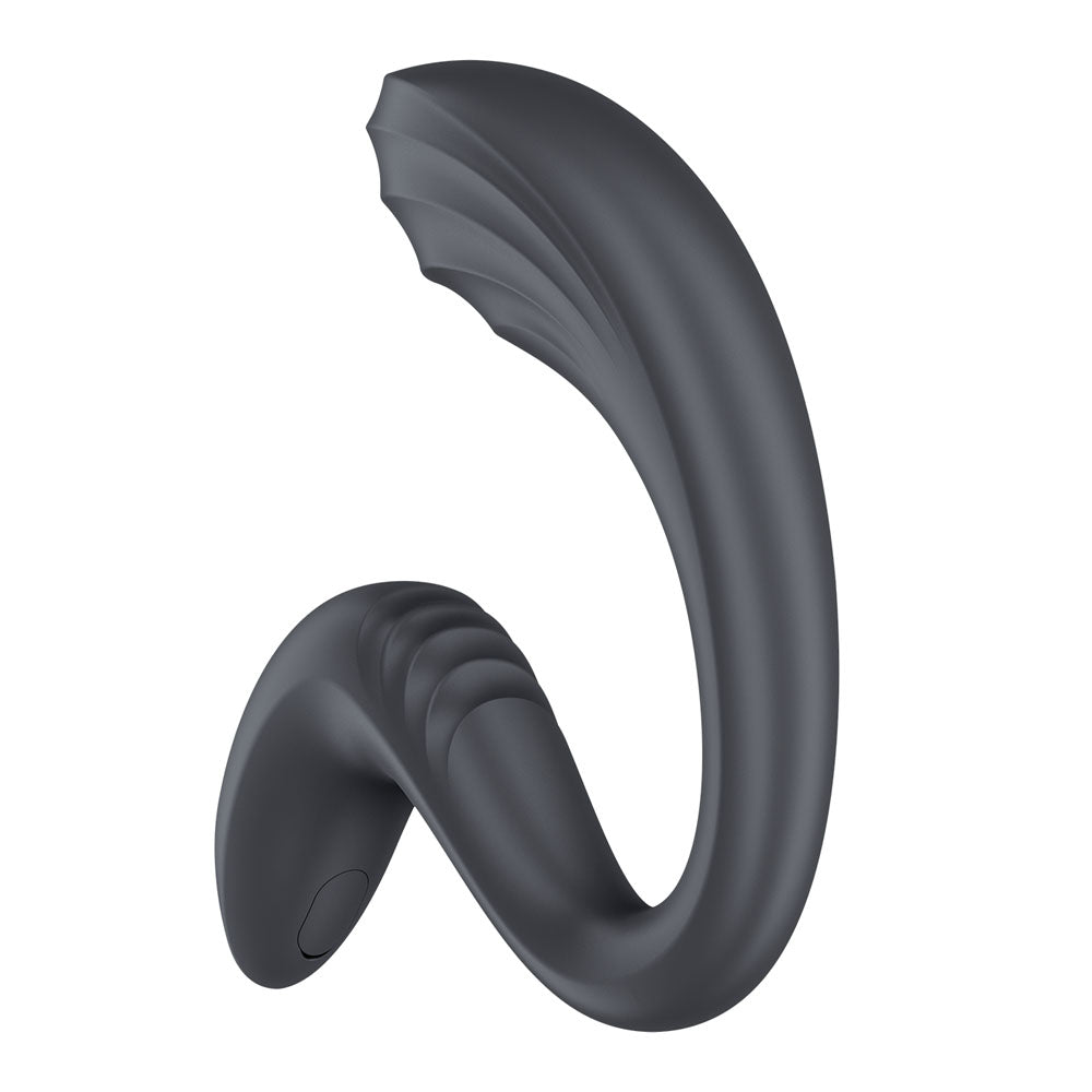 Satisfyer G For Goddess 3 - Grey - Grey 16 cm USB-C Rechargeable Gspot Vibrator with Clit Stim