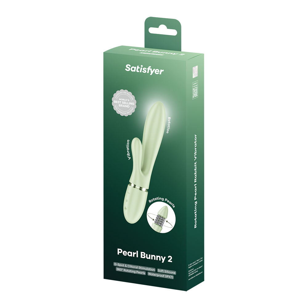 Satisfyer Pearl Bunny 2 - Light  - Light  21.5 cm USB-C Rechargeable Rabbit Vibrator
