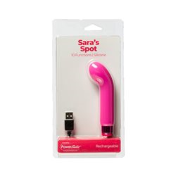 Sara’s Spot Compact G-Spot Vibrator Pink
