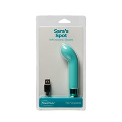 Sara’s Spot Compact G-Spot Vibrator Teal