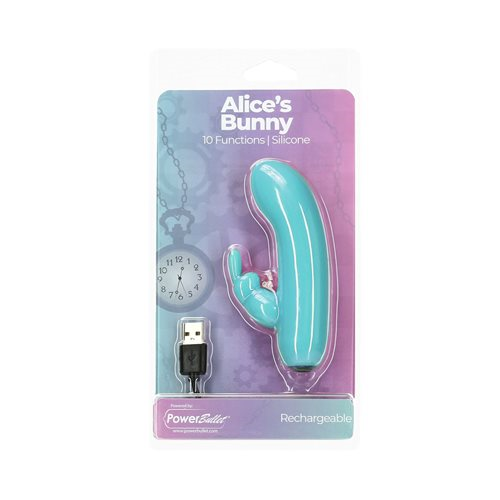 Power Bullet Alices Bunny Teal