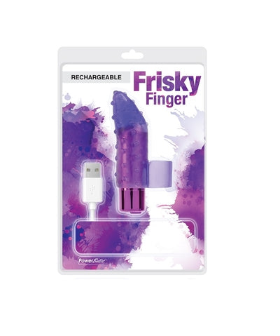 Rechargeable Frisky Finger Massager Purple