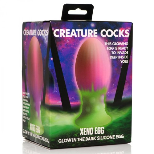 Creature Cock Xeno Egg Glow in the Dark Silicone Egg