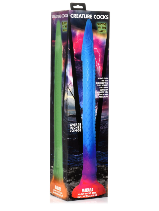 Creature Cock Glow-in-the-Dark Silicone Dragon Dildo