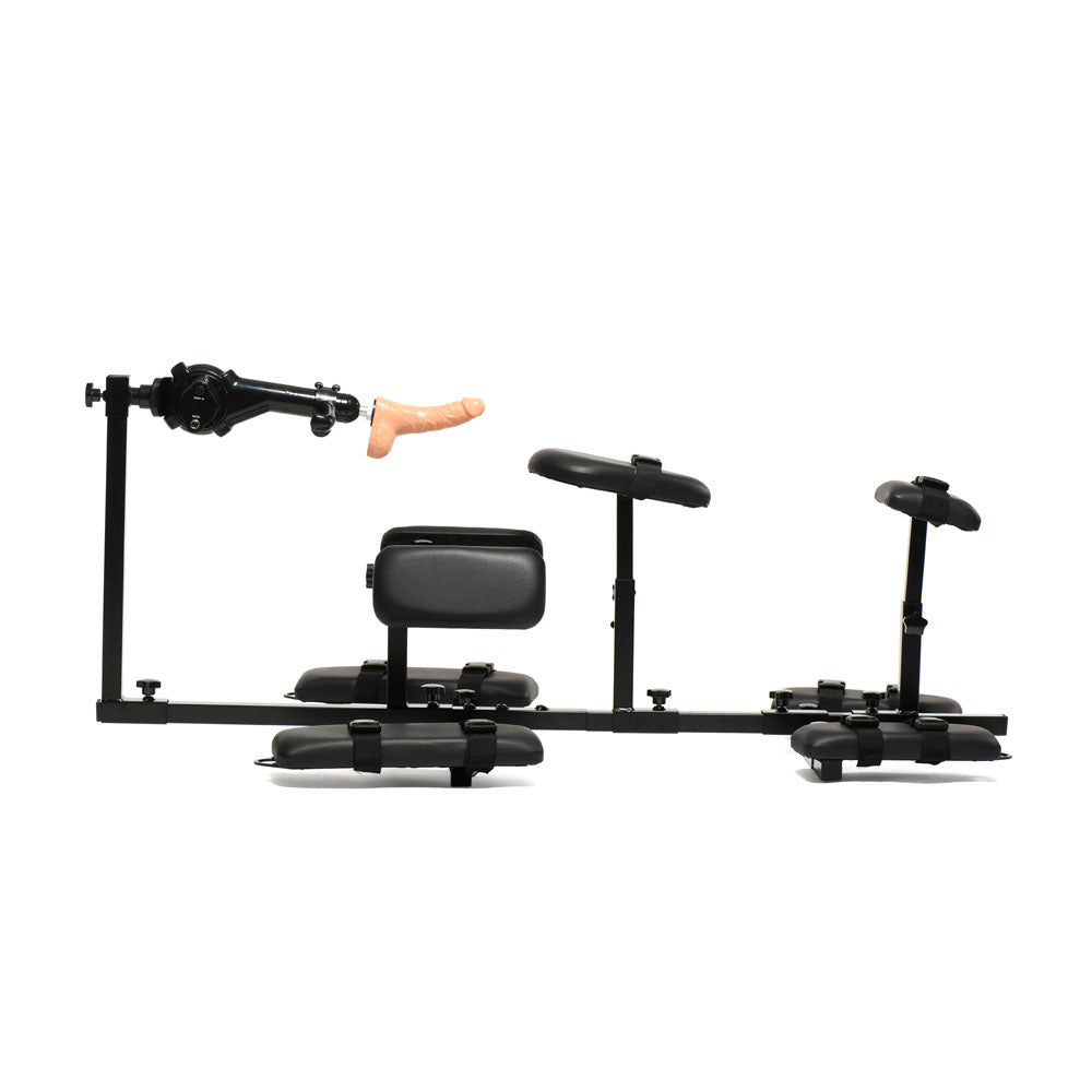 Master Series Subversion - Deluxe Stockade with Mains Powered Sex Machine