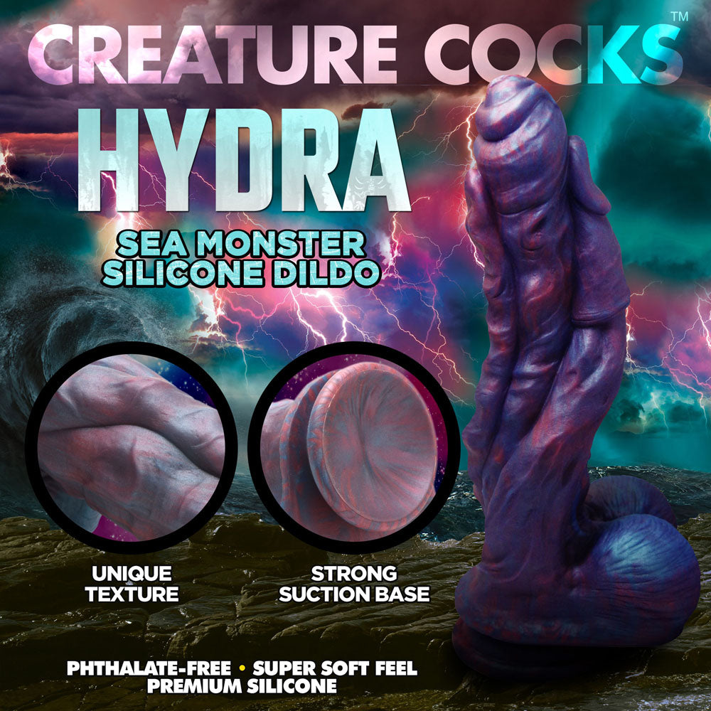 Creature Cocks Hydra Silicone Dildo -  26.9 cm Fantasy Sea Monster Dildo