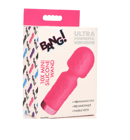 BANG! 10X Mini Silicone Wand - Pink
