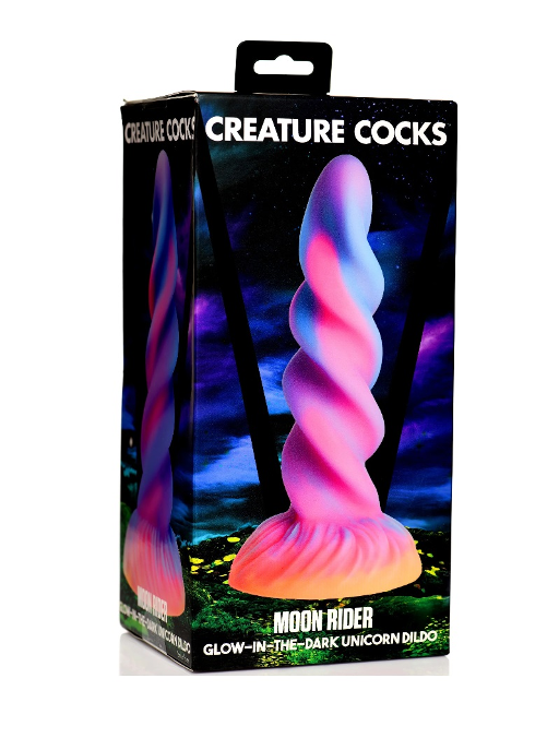 Creature Cocks Moon Rider Glow-in-the-Dark Unicorn Dildo