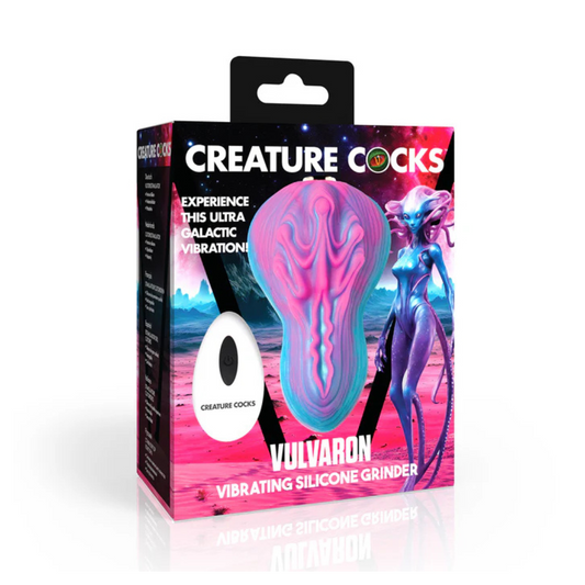 Creature Cocks Vulvaron - 10X Vibrating Silicone Grinder w/ Remote Con...