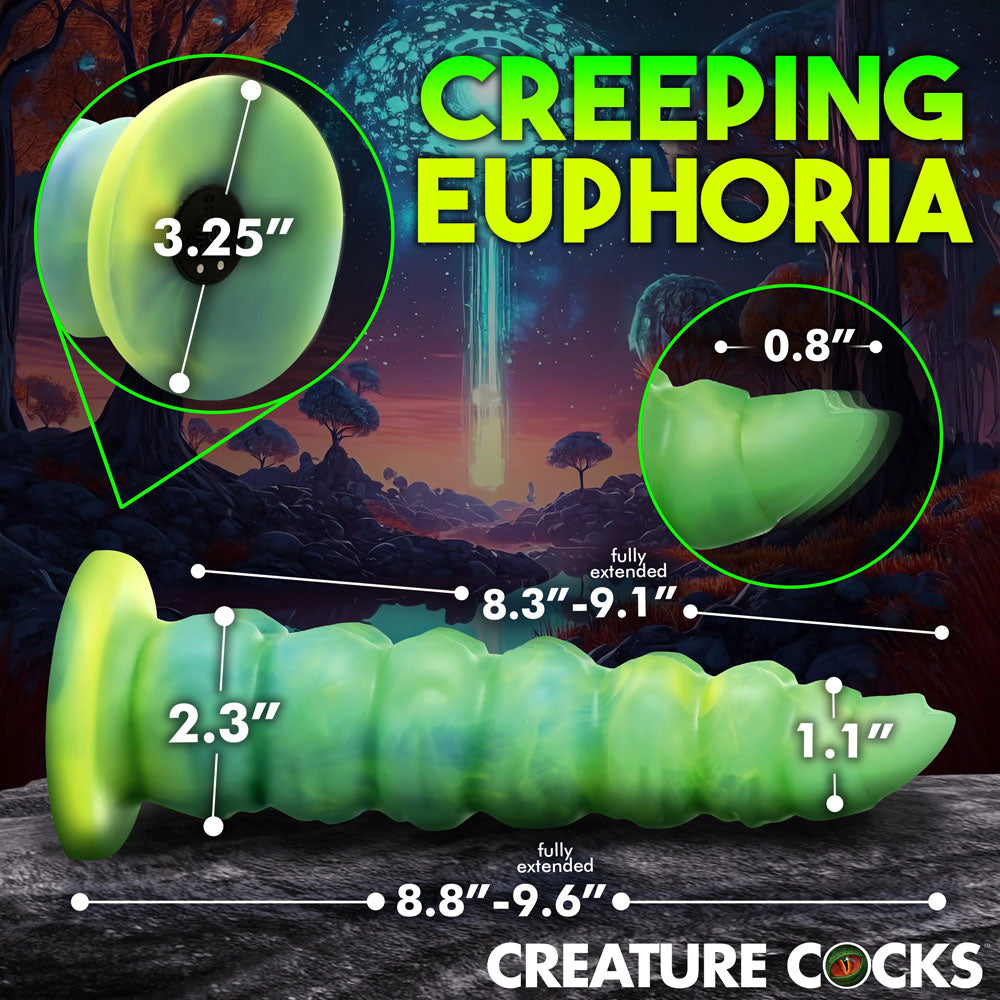 Creature Cocks Squirmer -  22.3 cm USB Rechargeable Thrusting Fantasy Dildo
