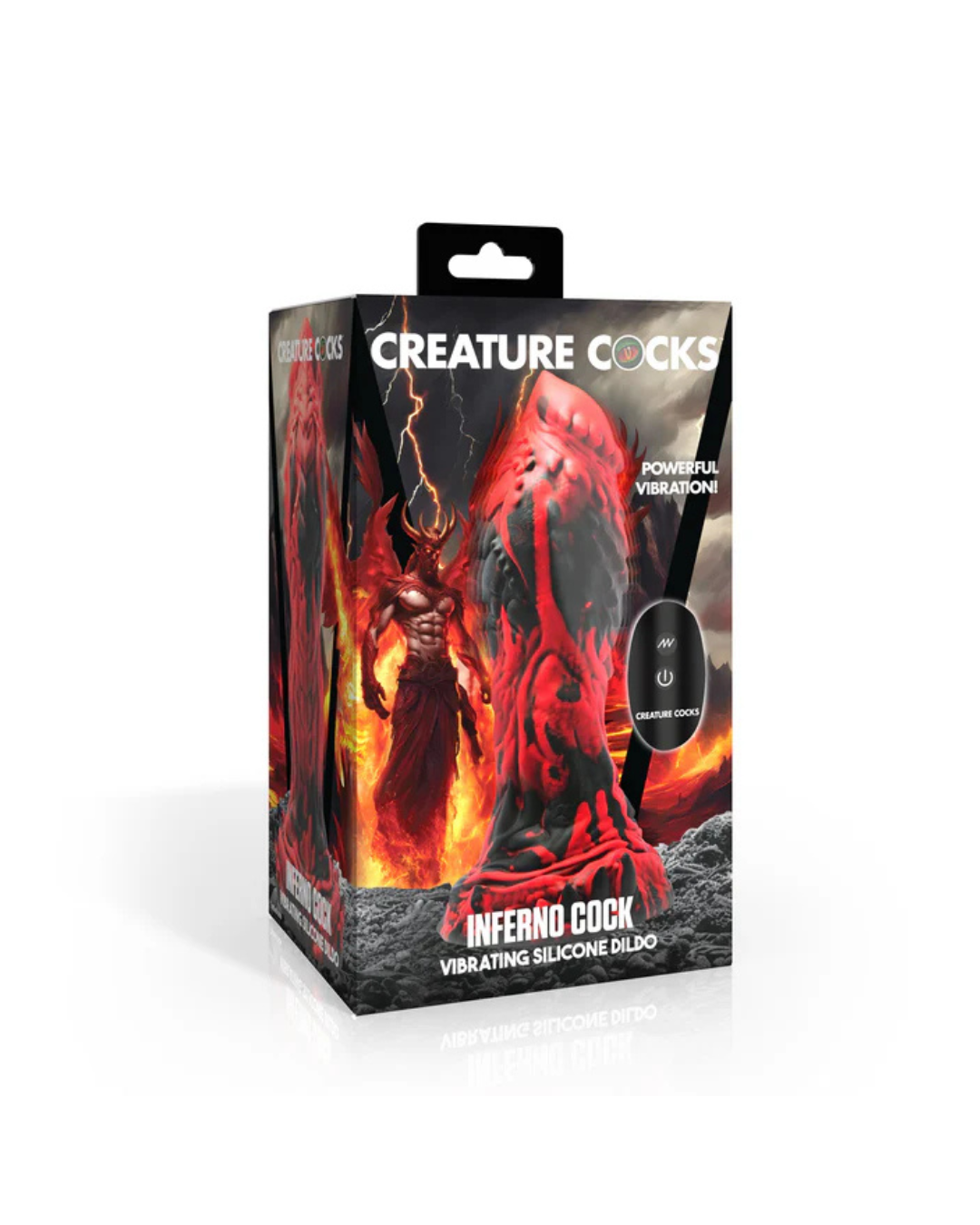 Creature Cocks Inferno Cock Vibrating Silicone Dildo