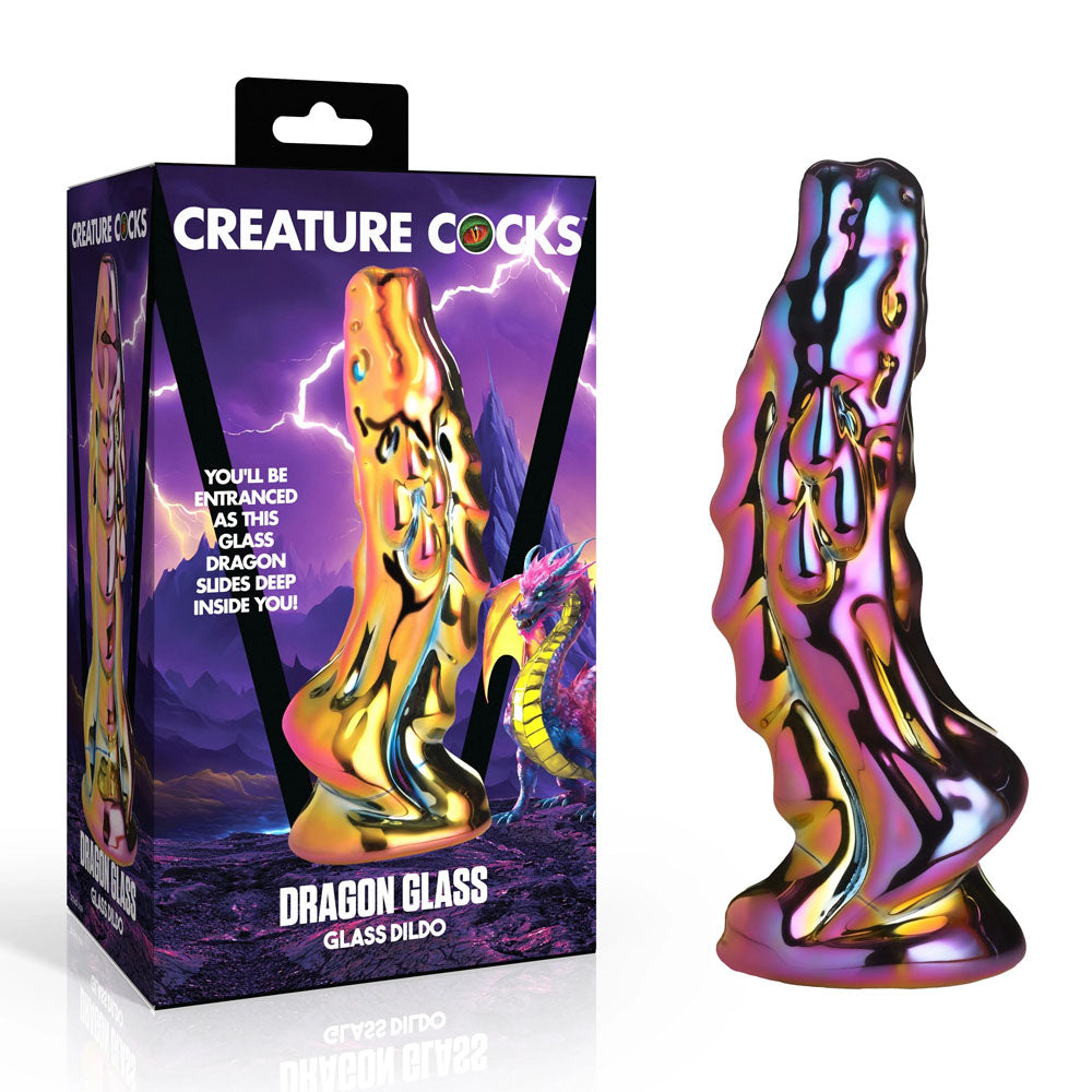 Creature Cocks Dragon Glass -  15.7 cm Glass Fantasy Dildo