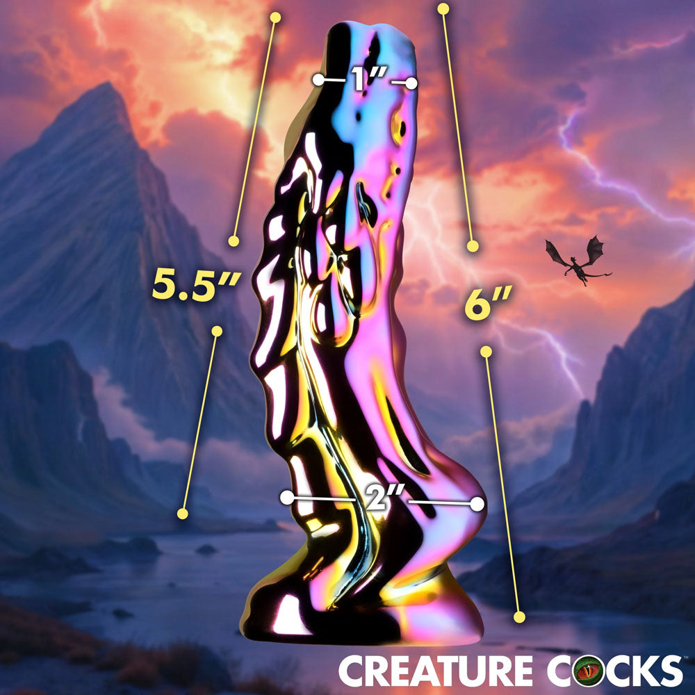 Creature Cocks Dragon Glass -  15.7 cm Glass Fantasy Dildo