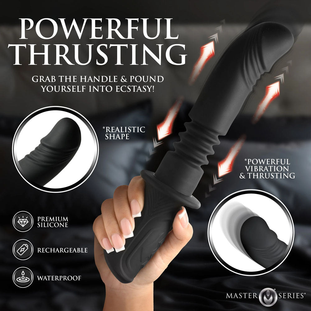 Master Series Power Thrust -  26.4 cm USB Rechargeable Thrusting Vibrator