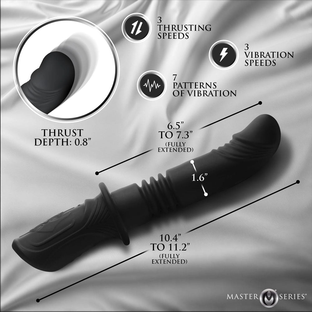 Master Series Power Thrust -  26.4 cm USB Rechargeable Thrusting Vibrator