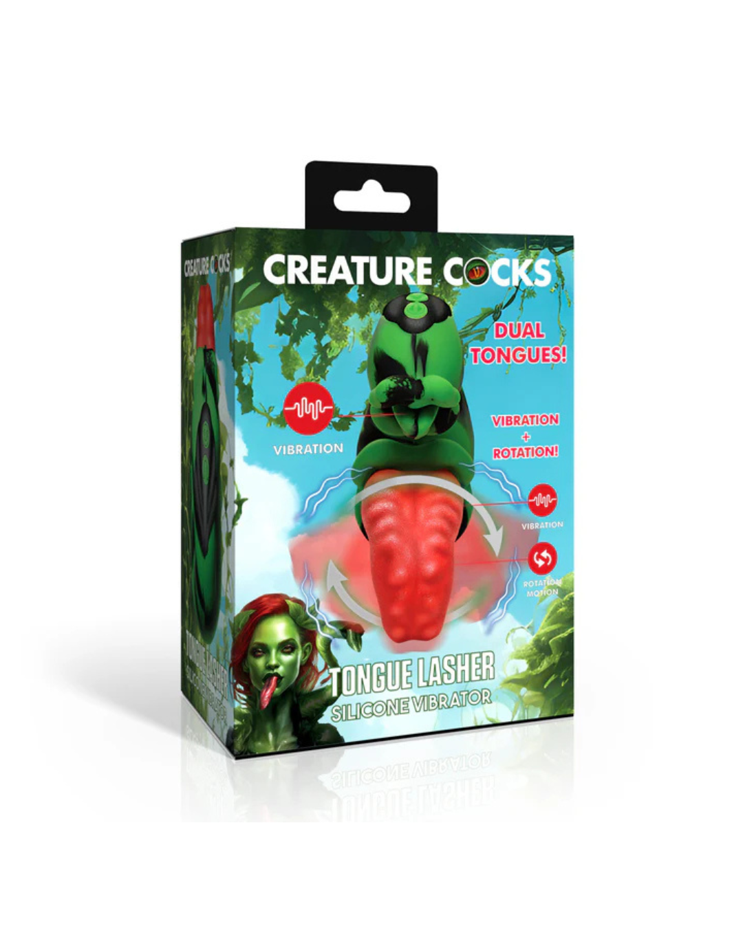 Creature Cocks Tongue Lasher Silicone Vibrator