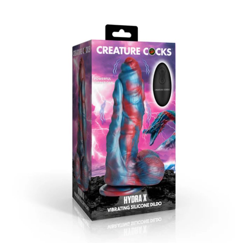 Creature Cocks Hydra X Vibrating Silicone Dildo