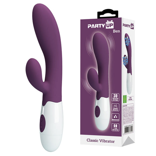 Party Up BEN Classic Vibe -  -  20 cm Rabbit Vibrator