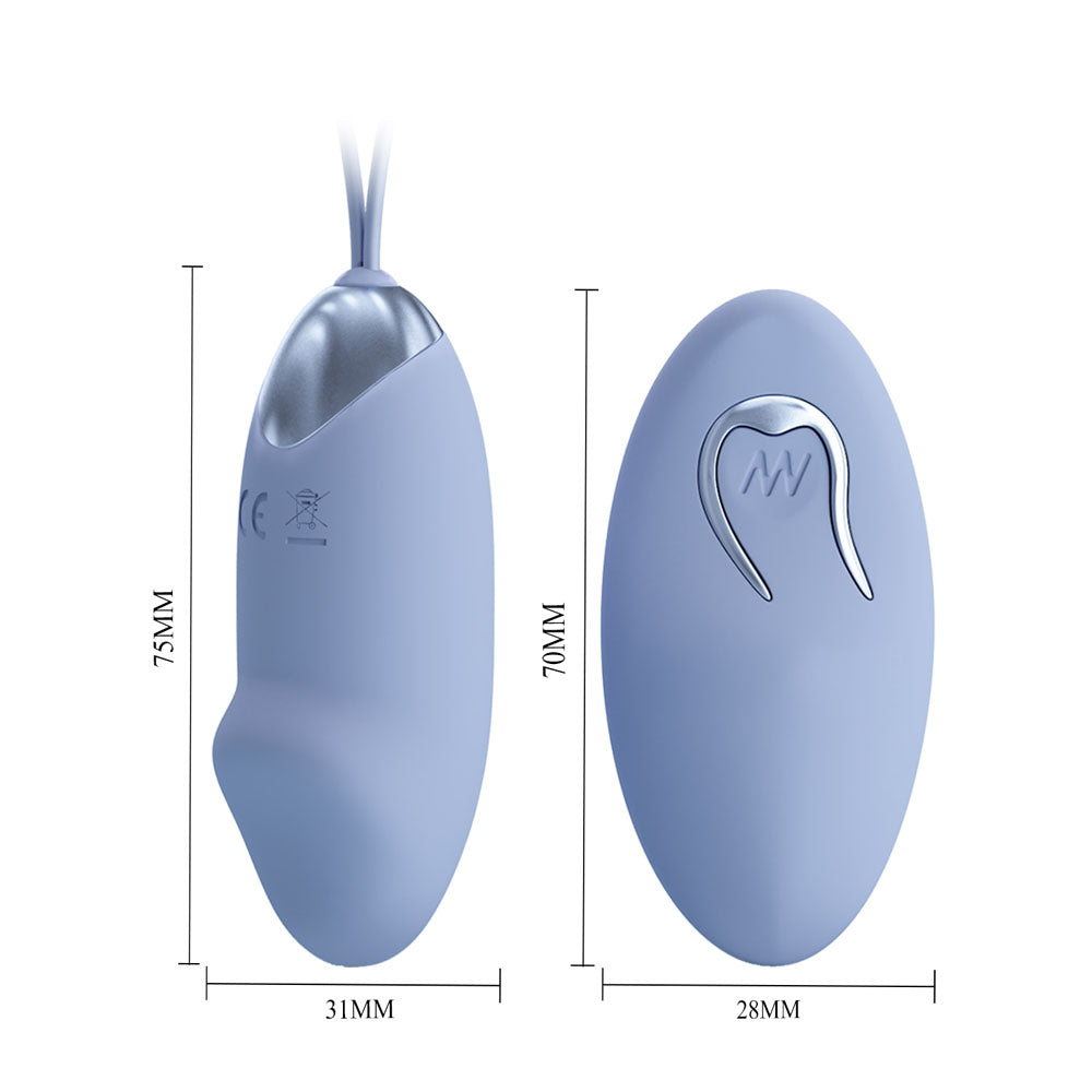 Party Up IVAN Remote Egg -  -  USB Rechargeable Vibrating Egg with Wireless Remote