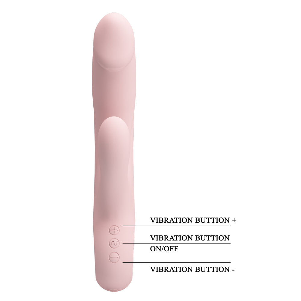 Party Up DAVE Rabbit Vibe -  -  19 cm USB Rechargeable Rabbit Vibrator