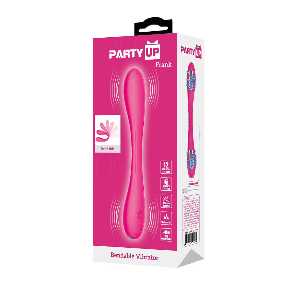Party Up FRANK Bendable Vibe -  -  17.1 cm Bendable Vibrator