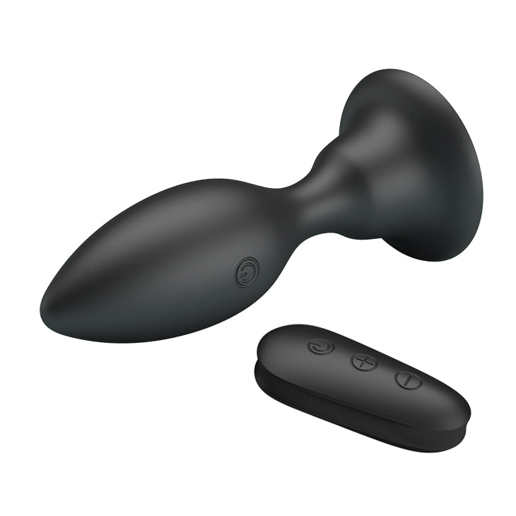 MR PLAY Vibrating Anal Plug -  10.8 cm USB Rechargeable Vibrating Butt Plug with Remote