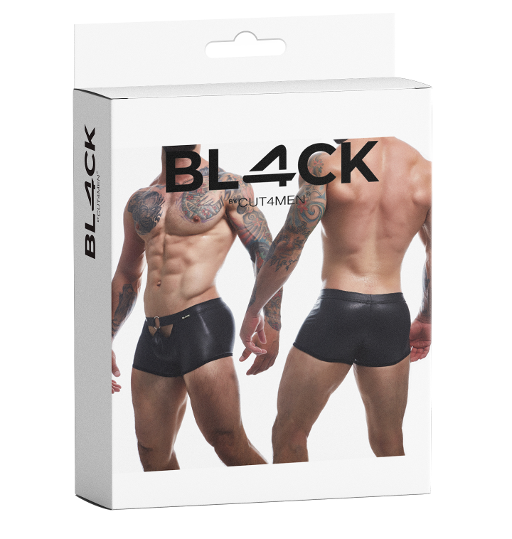 CUT FOR MEN PEEKABOO MINI PANTS XLARGE BLACK