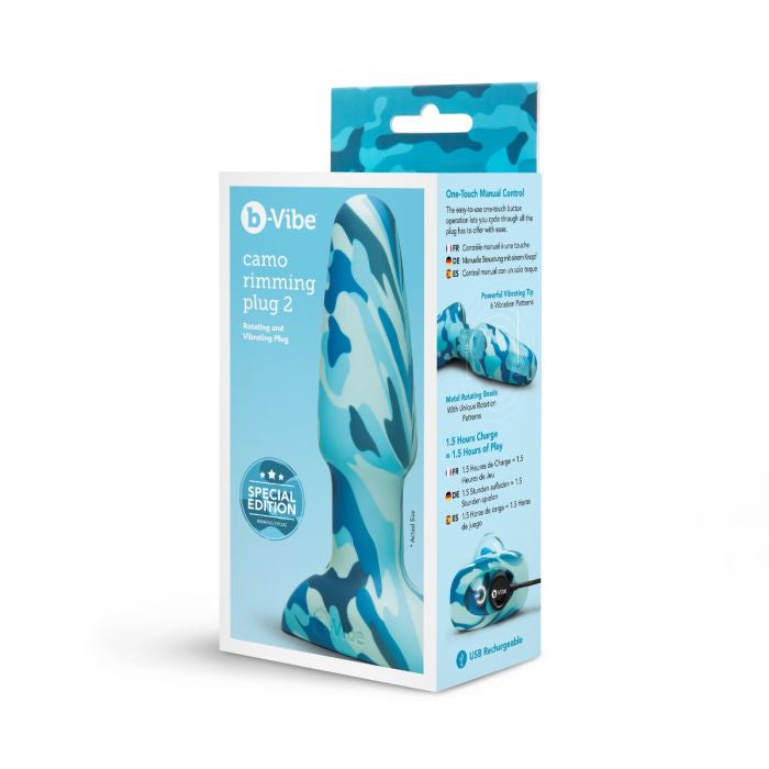 B-VIBE RIMMING PLUG 2 CAMO