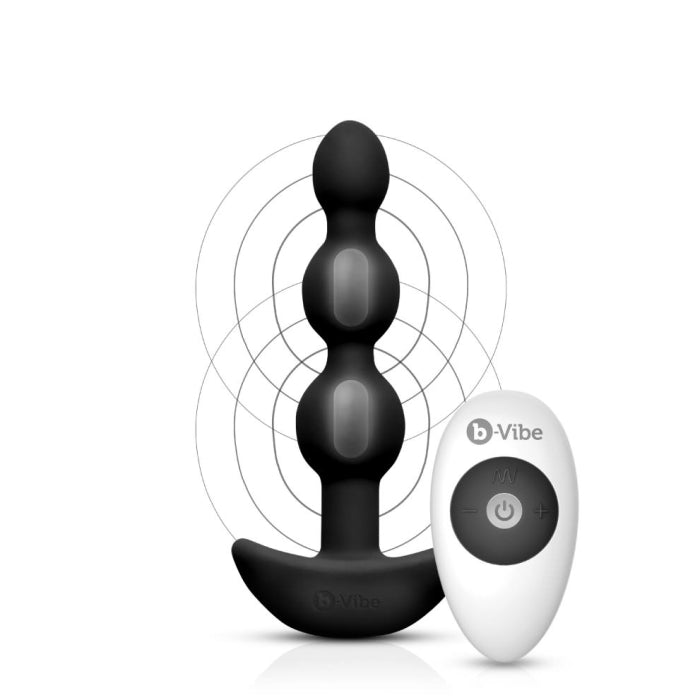 B-Vibe TRIPLET ANAL BEADS BLACK
