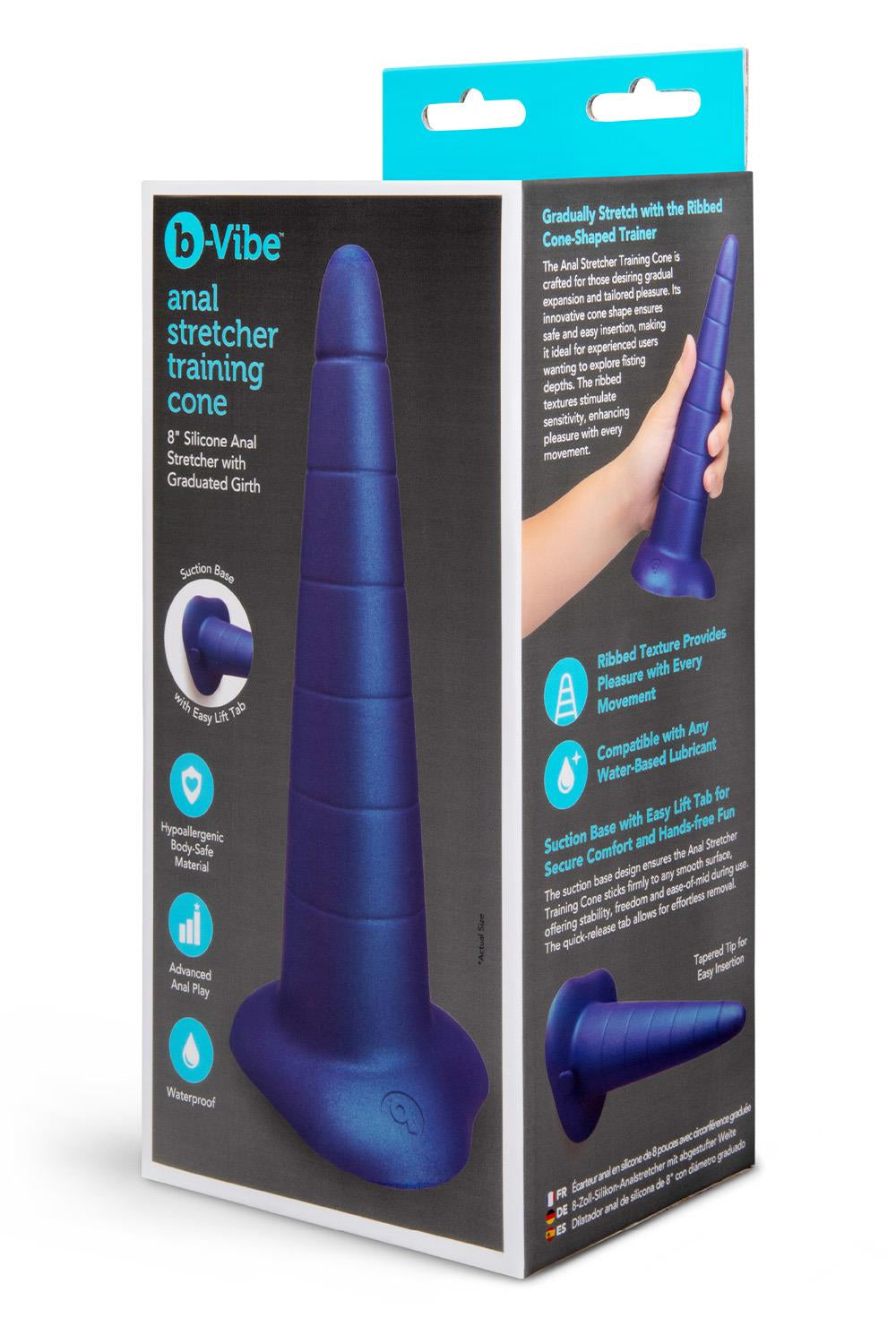 B-VIBE ANAL STRETCHER TRAINING CONE 8"