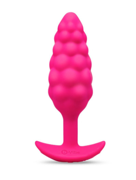 b-Vibe Bump Texture Butt Plug - Pink