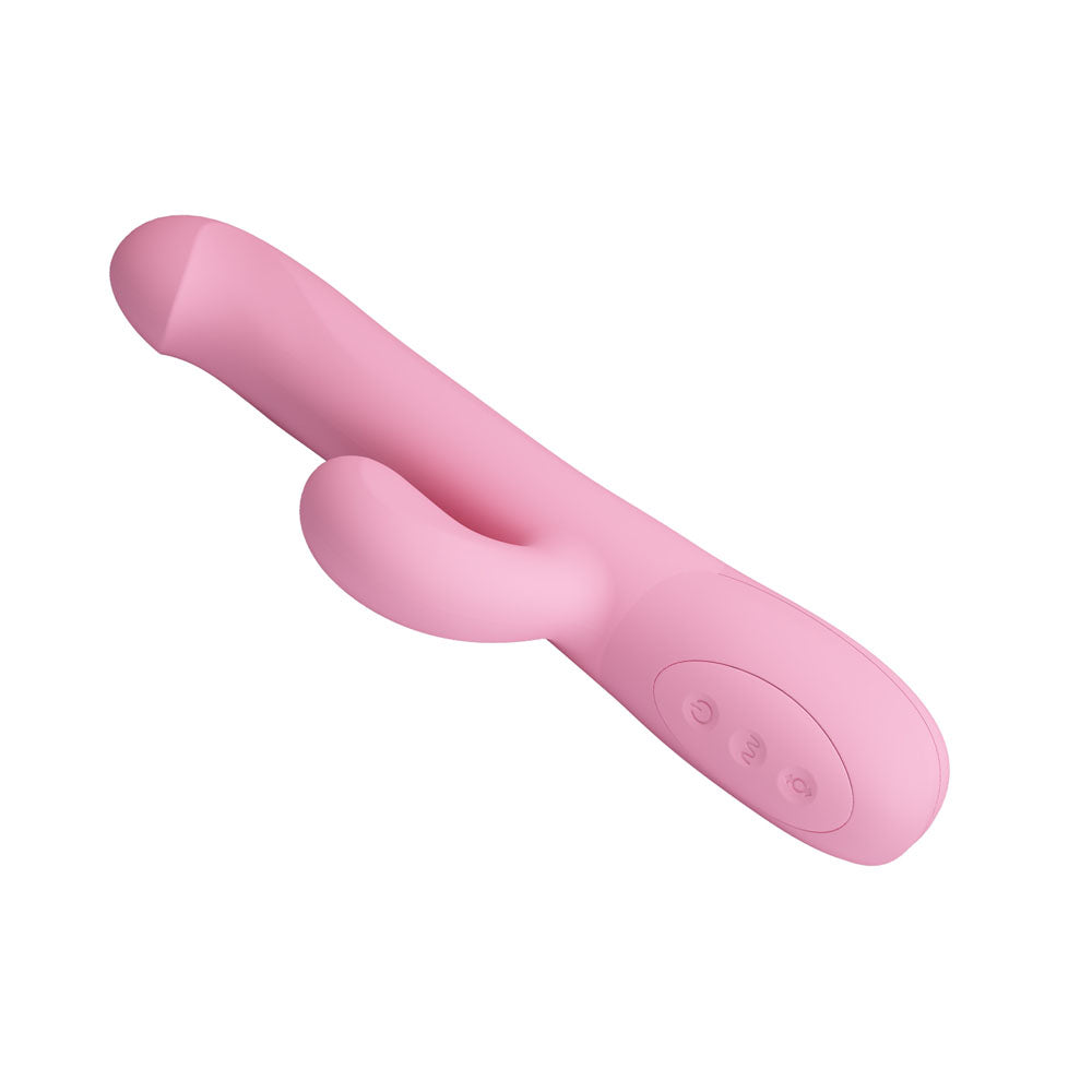 Party Up DEAN Wavy Rotation Vibe -  -  23.8 cm USB Rechargeable Rotating Rabbit Vibrator