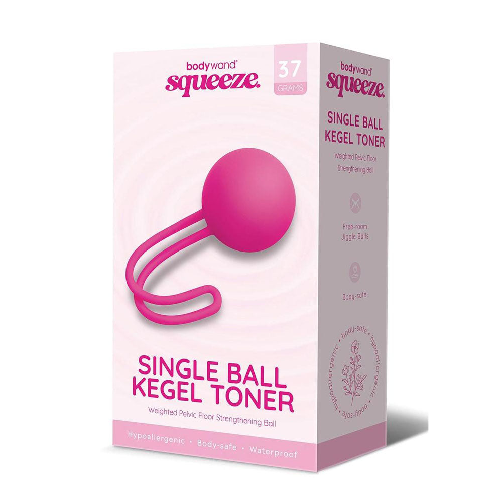 Bodywand Squeeze Single Ball Kegel Toner - Kegel Ball - 37 grams Pink